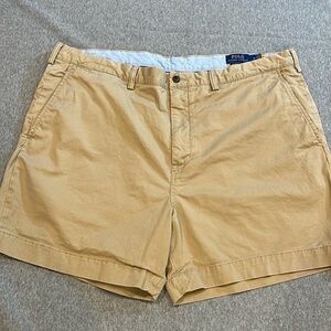 Polo Ralph Lauren khaki cargo shorts, size 42.